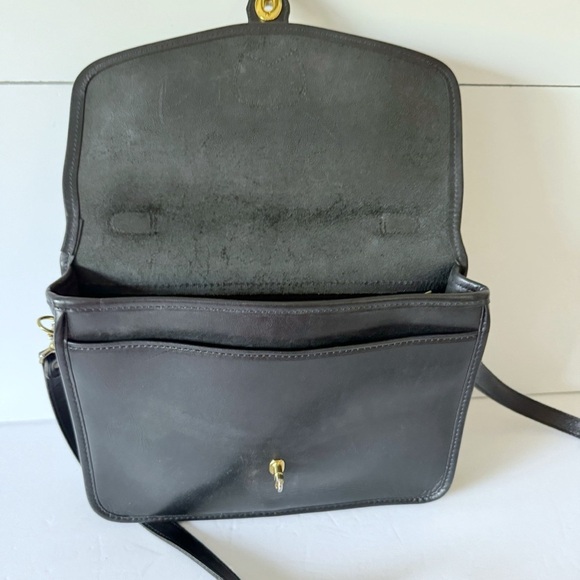 Michael Green Vintage 80’s Messenger Bag Black Shoulder Bag Unisex Y2K - Picture 11 of 15